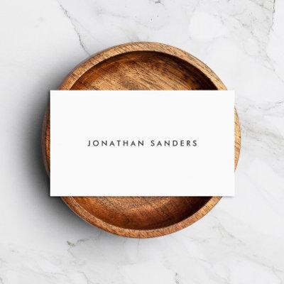 MODERN & MINIMAL White