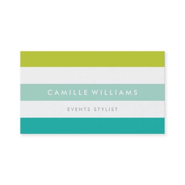 MODERN MINIMAL wide stripe pattern bright colorful