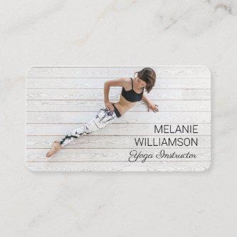 Modern & Minimal Yoga Instructor Full Photo Layout