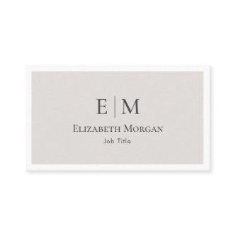 Modern Minimalist Beige Light Gray Simple