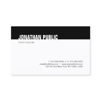 Modern Minimalist Black And White Elegant Template