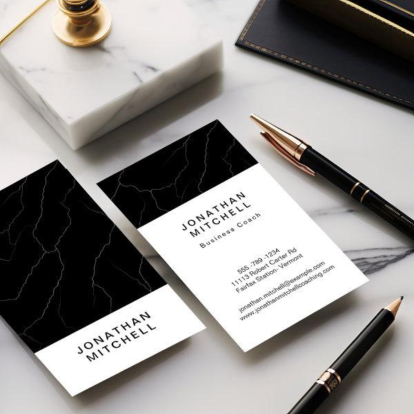 Modern Minimalist Black and White Professional