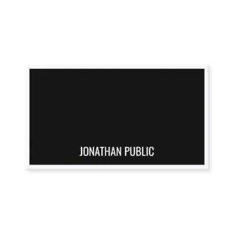 Modern Minimalist Black White Template Simple
