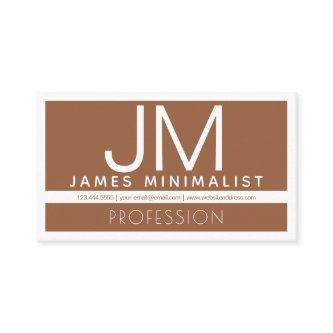 Modern Minimalist | Brown & White