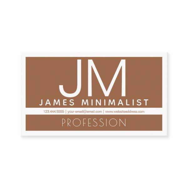 Modern Minimalist | Brown & White