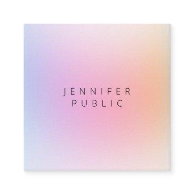 Modern Minimalist Colorful Professional Template Square