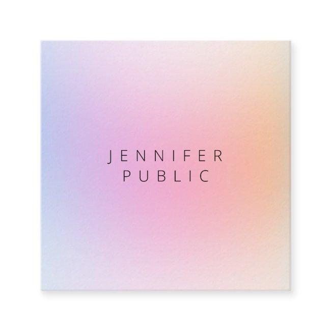 Modern Minimalist Colorful Professional Template Square