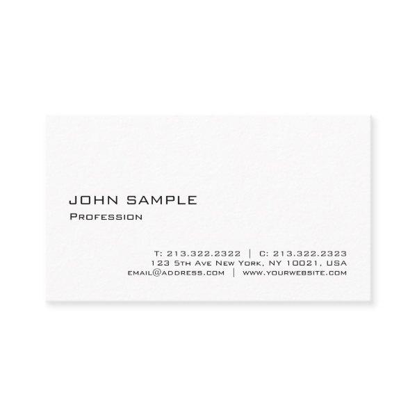 Modern Minimalist Creative Professional Clean Chic