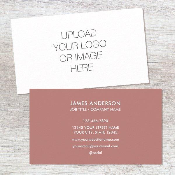 Modern Minimalist Custom Logo Desert Rose