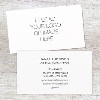 Modern Minimalist Custom Logo White Gray