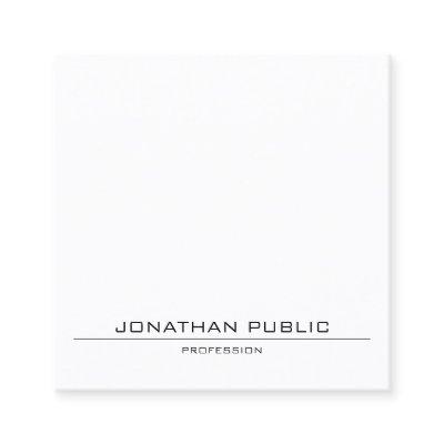Modern Minimalist Design Elegant Plain Trendy Square