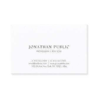 Modern Minimalist Design Elegant Professional Chic