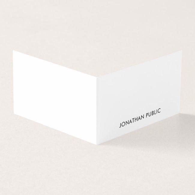 Modern Minimalist Design Elegant Simple Template
