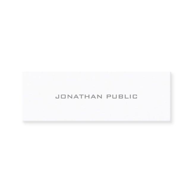 Modern Minimalist Design Elegant Simple Template Mini
