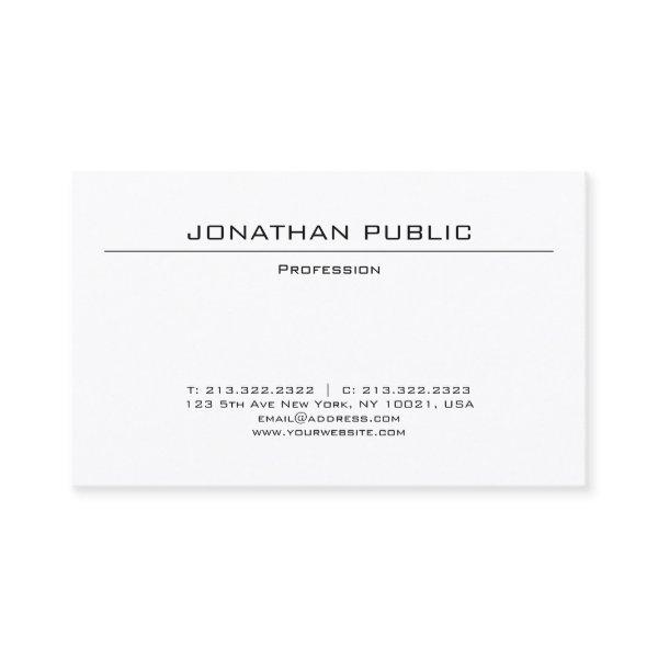 Modern Minimalist Design Trendy Plain Elegant