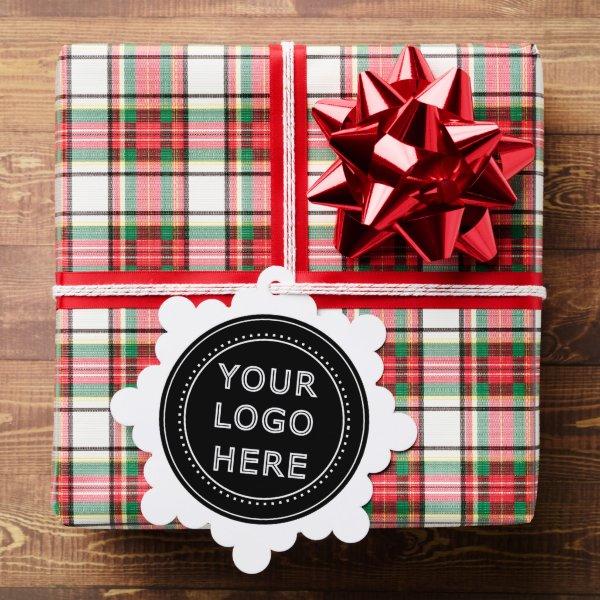 Modern, Minimalist, Elegant and Customizable  Ornament Card