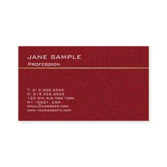 Modern Minimalist Elegant Dark Red Color Template
