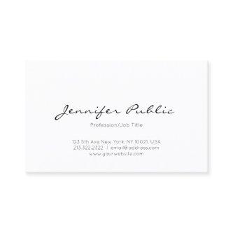 Modern Minimalist Elegant Professional Clean Plain