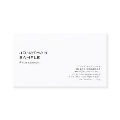 Modern Minimalist Elegant Professional Design