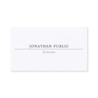 Modern Minimalist Elegant Professional Template