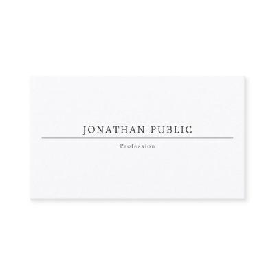 Modern Minimalist Elegant Professional Template