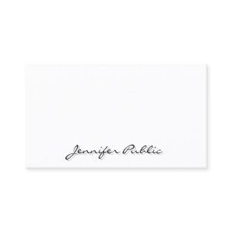 Modern Minimalist Elegant White Professional Clean