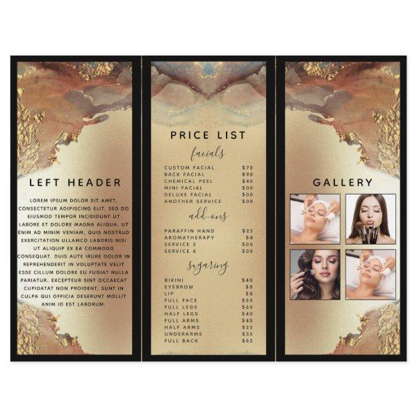 Modern Minimalist Faux Gold Foil plus Photos