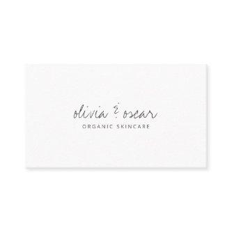 Modern Minimalist Handwritten Script Black White