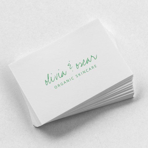 Modern Minimalist Handwritten Script Kelly Green