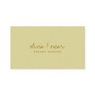Modern Minimalist Handwritten Script Pastel Yellow