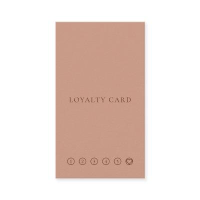 Modern Minimalist Layout Coffee Loyalty Vertical