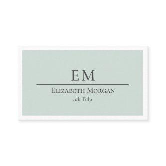 Modern Minimalist Logo Sage Green Simple