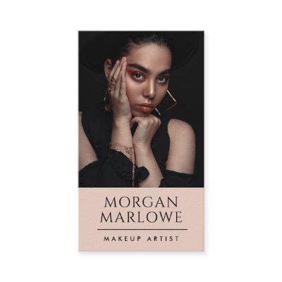 Modern Minimalist Makeup Artist Photo
