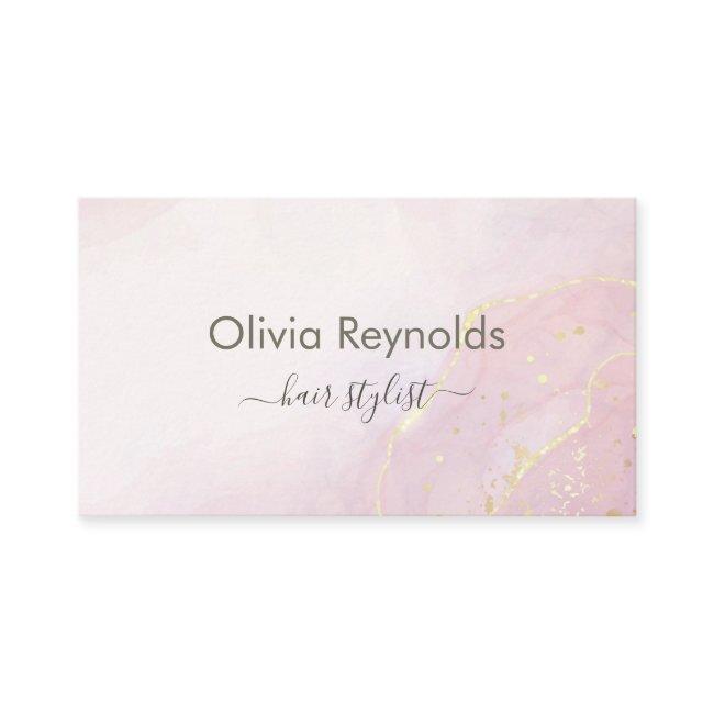 Modern Minimalist Marble Texture Pink Gold