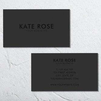 Modern Minimalist Matte Black