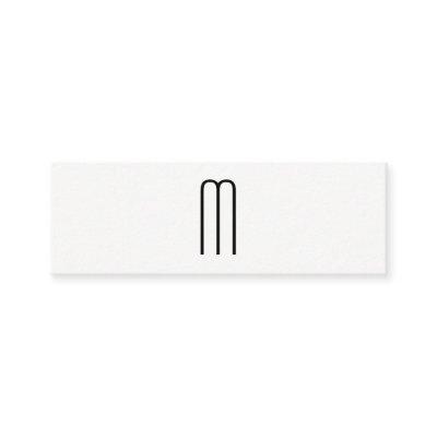 Modern Minimalist Monogram Mini