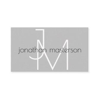 Modern Minimalist Monogram Professional