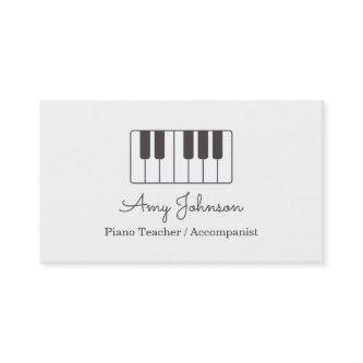 Modern Minimalist Music Piano Teacher