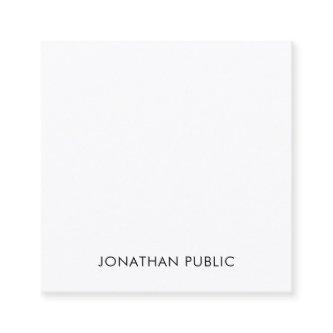 Modern Minimalist Plain Professional Elegant Luxe Square