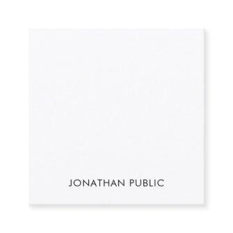 Modern Minimalist Plain Professional Elegant Luxe Square