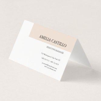 Modern Minimalist Plain Simple