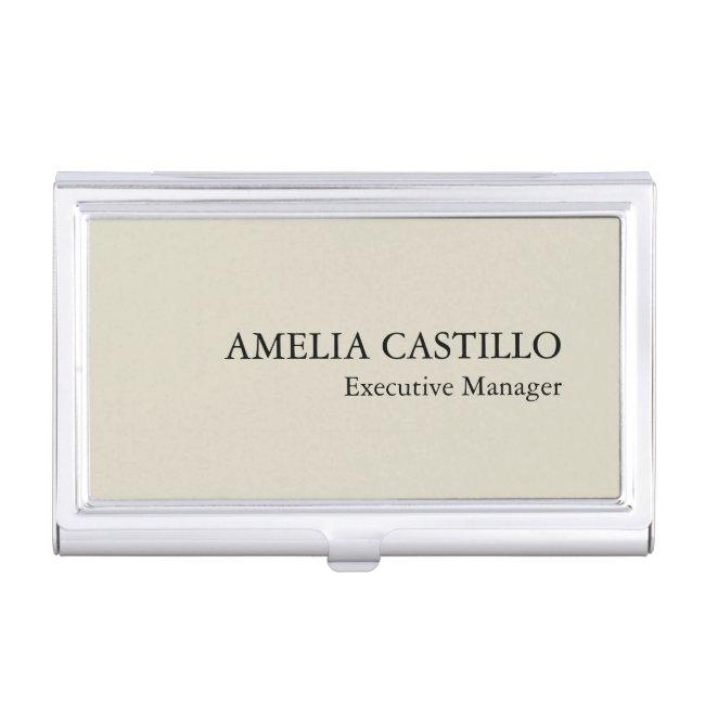 Modern Minimalist Plain Simple Case