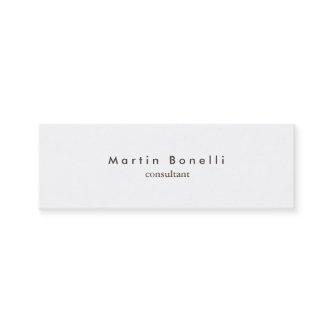 Modern Minimalist Plain Slim