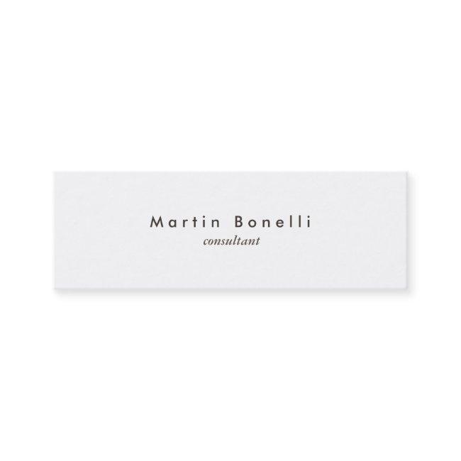 Modern Minimalist Plain Slim