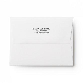 Modern Minimalist Professional Business Text Based Envelope