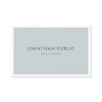 Modern Minimalist Professional Elegant Blue Green