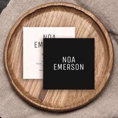 Modern Minimalist Professional Elegant Square