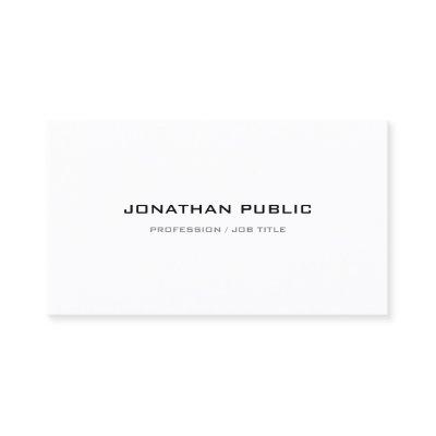 Modern Minimalist Professional Elegant Template