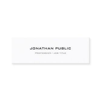 Modern Minimalist Professional Elegant Template Mini