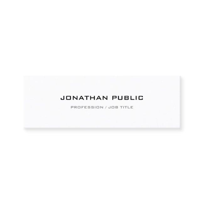 Modern Minimalist Professional Elegant Template Mini